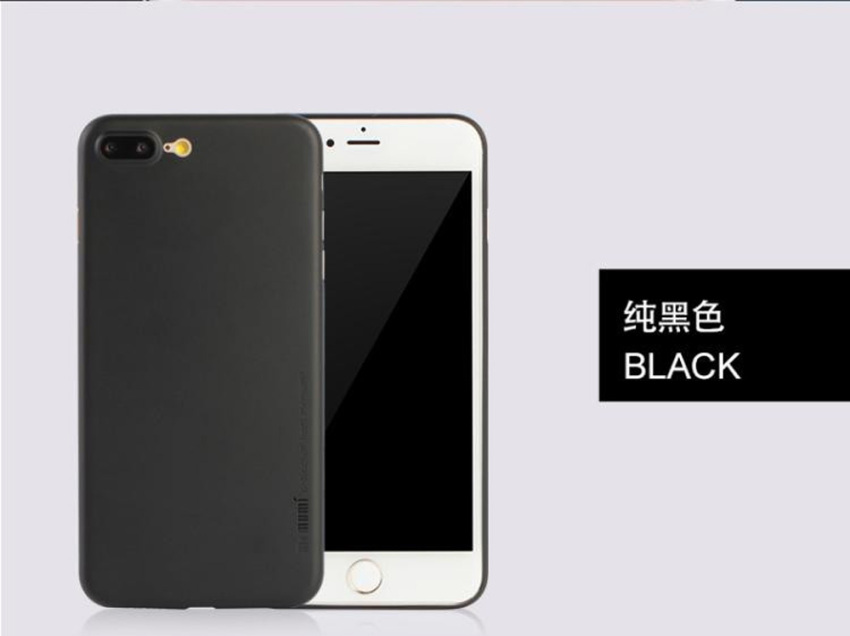 Hình ảnh Ốp lưng iPhone 7 Plus hiệu Memumi 0.3mm siêu mỏng (Đen)