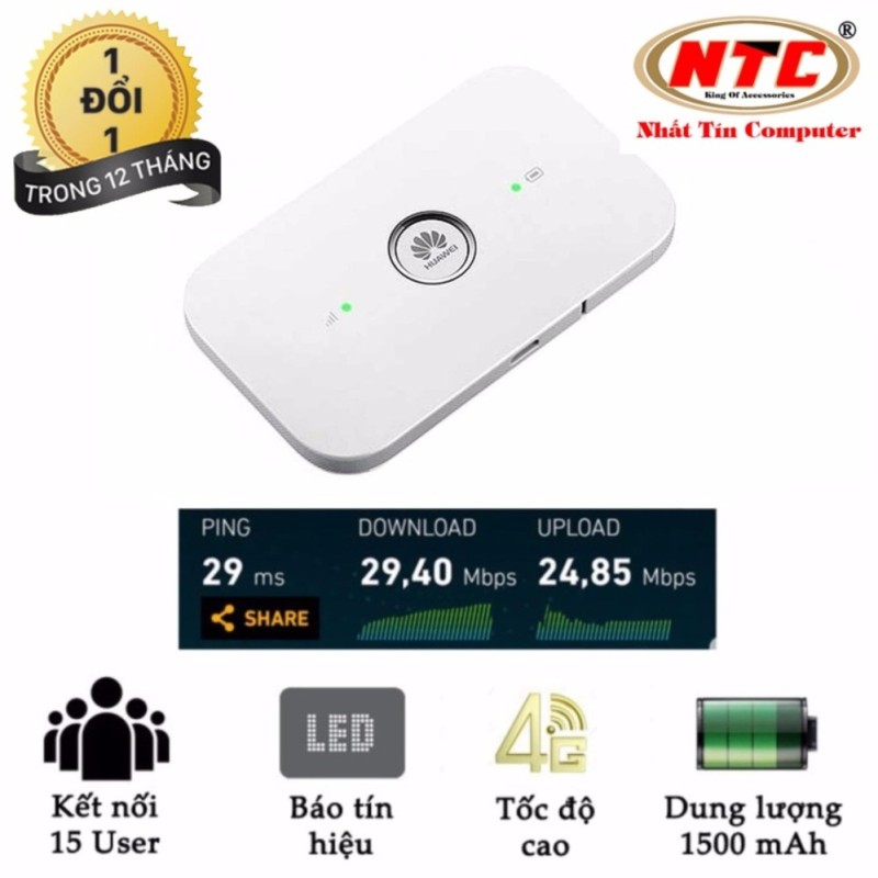 Bảng giá Phát wifi 4G tốc độ cao Huawei E5573 - Hàng nhập khẩu (Trắng) Phong Vũ