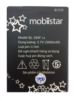 Pin Mobiistar Lai 504C 2000 mAh (Đen)  