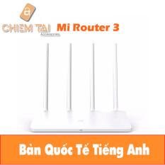 Bảng Báo Giá Router Wifi Xiaomi Gen 3 với 4 Anten ( Bản Quốc Tế Tiếng Anh)   Chiếm Tài Mobile (Tp.HCM)