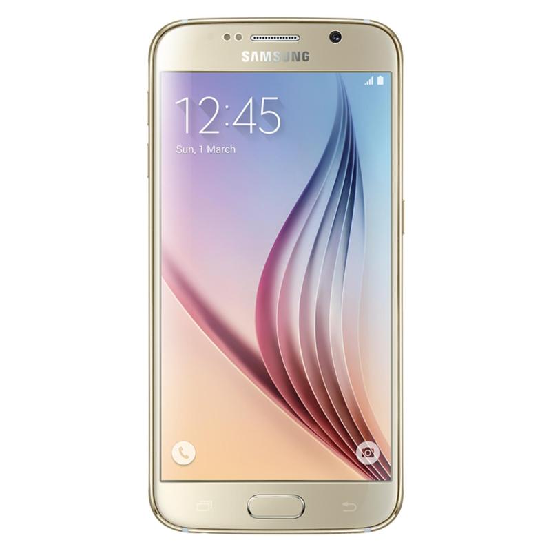 Samsung Galaxy S6 G920 32GB (Vàng) - Hàng nhập khẩu + Ốp lưng Silicon và Miếng dáng cường lực
