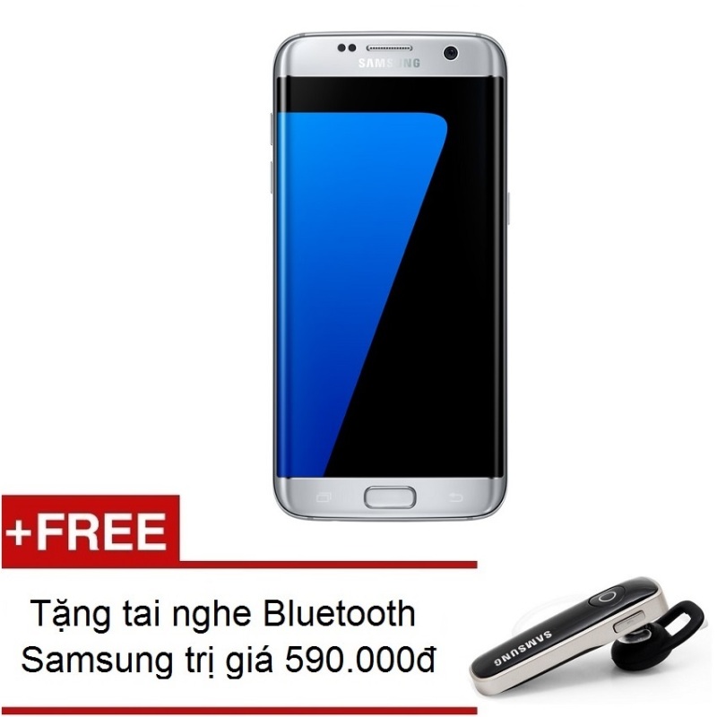Samsung Galaxy S7 Edge 32GB G935 (Bạc) - Hàng nhập khẩu + Tặng tai nghe Bluetooth