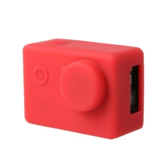 Silicone Gel Protective Case for SJCAM SJ4000 / SJ5000 SportCamera(Red) - intl  
