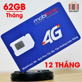 SIM 3G 4G Mobifone Tặng 62GB/Tháng  