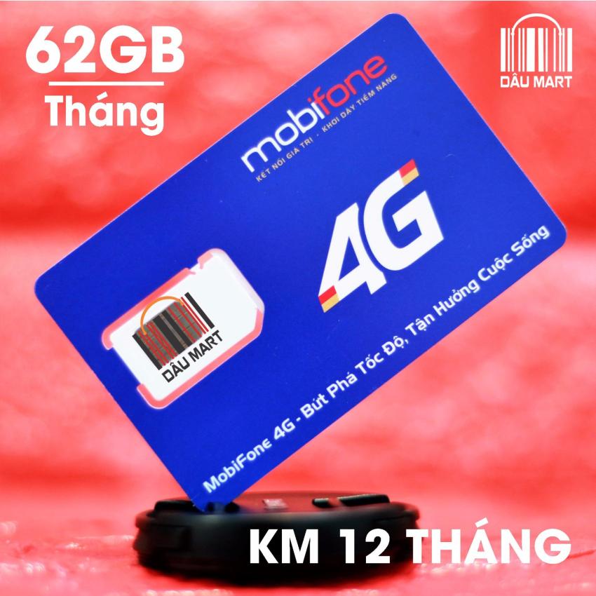 Hình ảnh SIM 3G 4G Mobifone Tặng 62GB/Tháng Trong 12 Tháng (Free tháng đầu) MDT120A