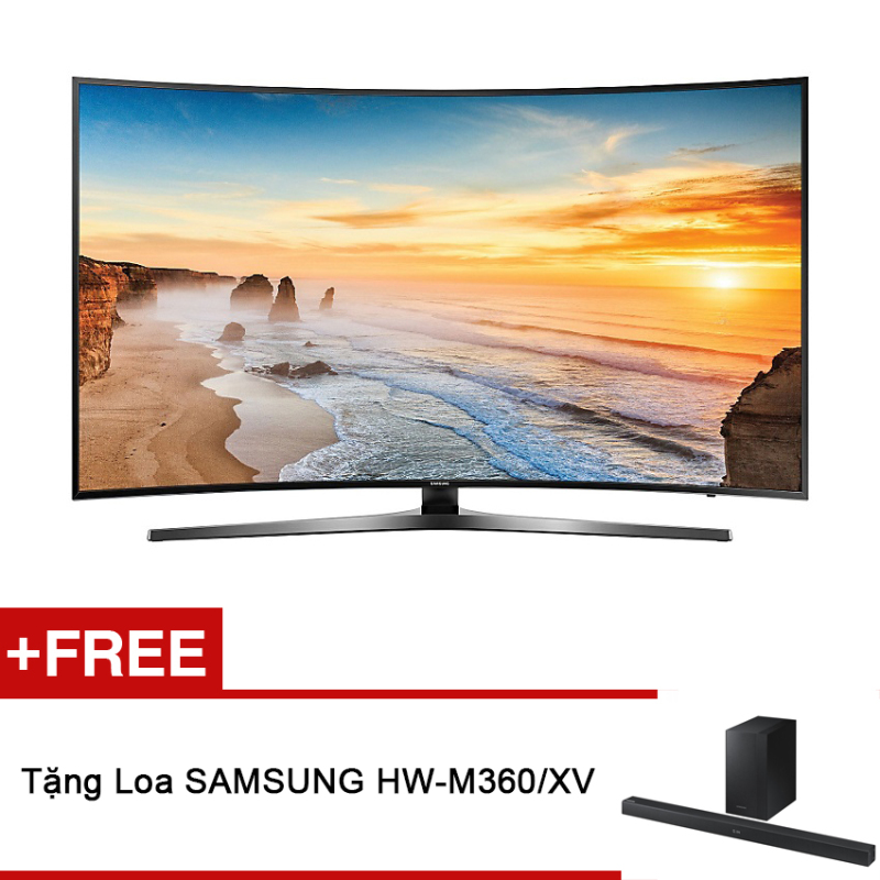 Bảng giá Smart Tivi LED màn hình cong Samsung 49inch 4K UHD - Model UA49KU6500KXXV (Đen) - Hãng phân phối chính thức + Loa SAMSUNG HW-M360/XV