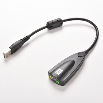 Sound Card 5HV2 USB 2.0 âm thanh 7.1 - Dây chia Mic và loa  