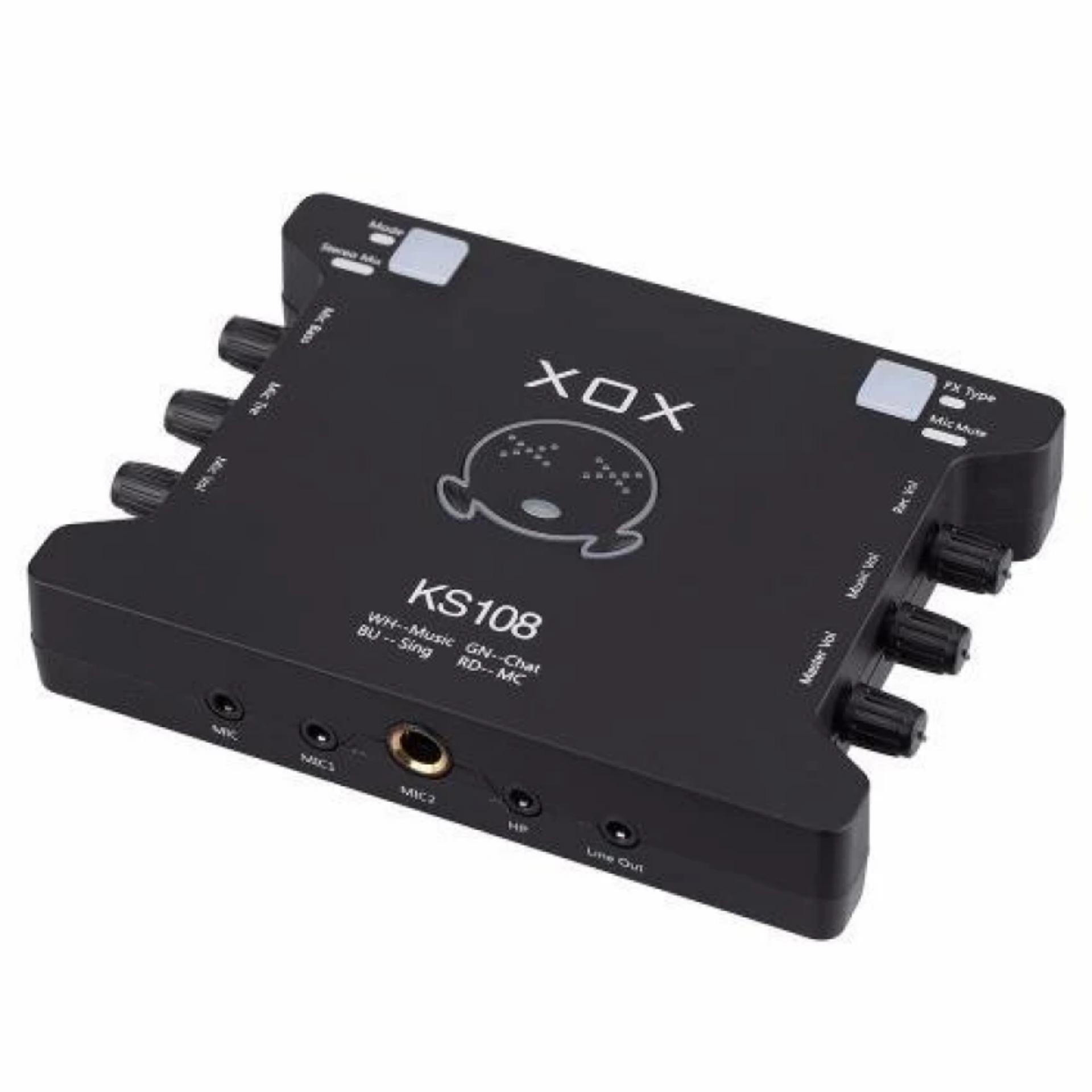 Sound Card Âm Thanh XOX K10 Phiên Bản Tiếng Anh XOX KS108
