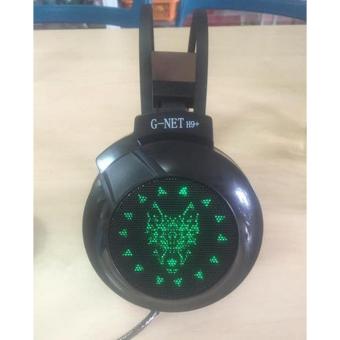 Tai nghe chuyên game GNET H9+ đèn led - Có rung (đen)  