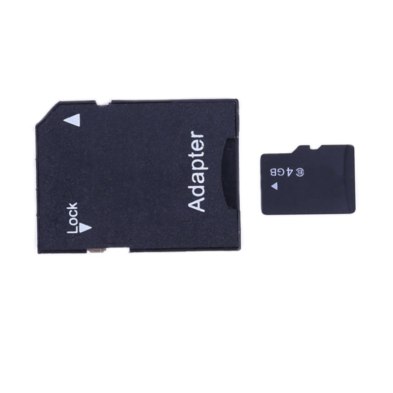 Bảng giá TF Card + SD Card Adapter + Mini Plastic Shell Card Reader (Random Color)(Black)-4G - intl Phong Vũ