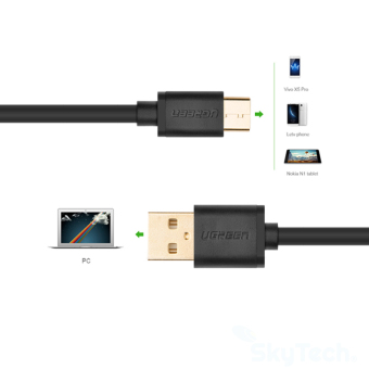 USB 2.0 to TYPE C 3.1, 28, 22AWG 1mét  