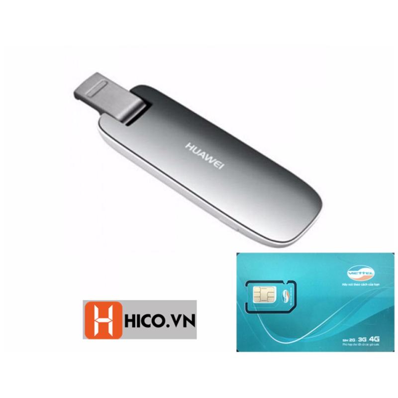 Bảng giá USB 3G Huawei E367 28.8 Mbps + Sim 3G Viettel 12GB x 12 tháng Phong Vũ