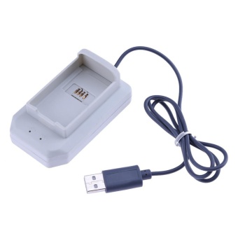 USB Cable Charger Dock Station for XBOX 360 Wireless Controller(White) - intl  