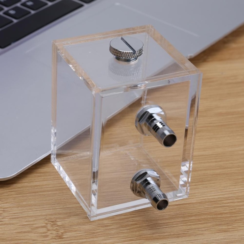 Water Tank for PC Water Cooling System with 2pcs Tube Connecters 1pc Block - intl