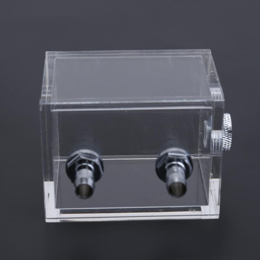 Water Tank for PC Water Cooling System with 2pcs Tube Connecters 1pc Block - intl