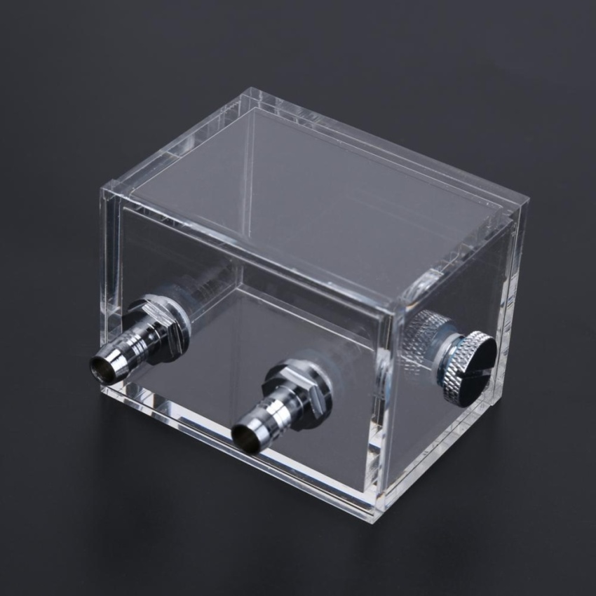 Water Tank for PC Water Cooling System with 2pcs Tube Connecters 1pc Block - intl