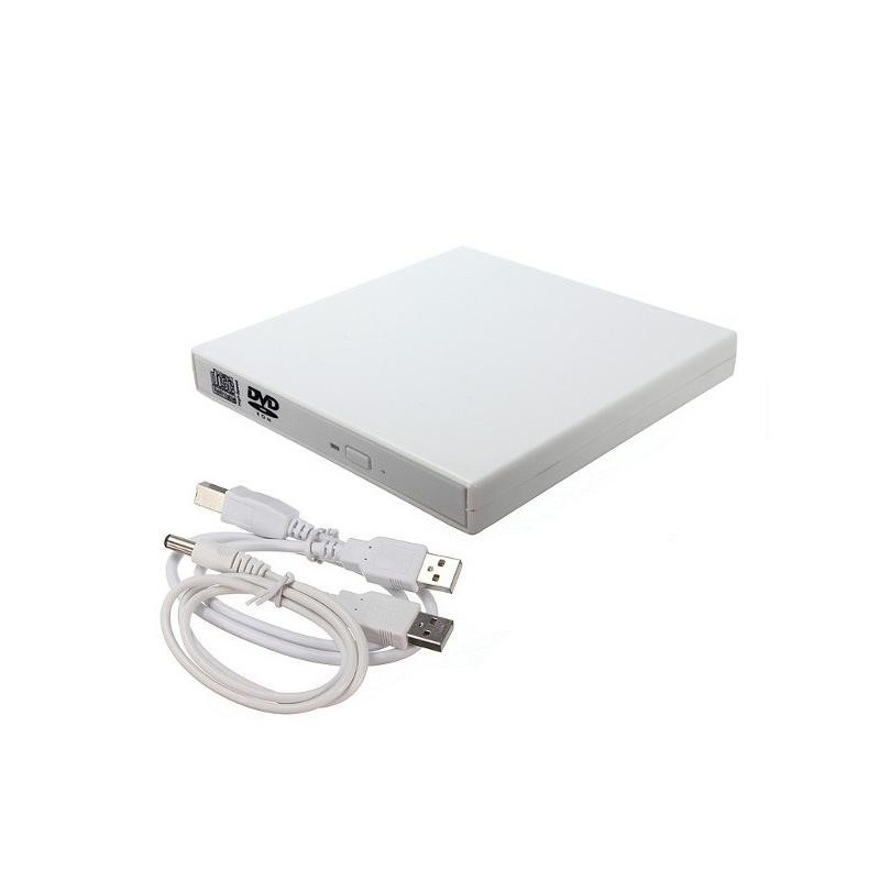 Bảng giá White USB 2.0 External Slim DVD Combo CD-RW Burner Drive CD±RW DVD for PC Laptop - intl Phong Vũ