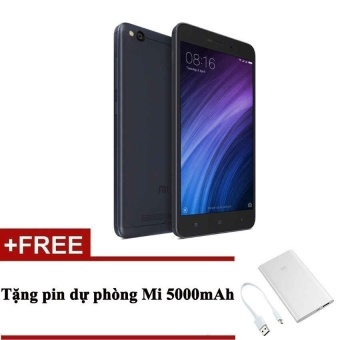 Xiaomi Redmi 4A (Xám)+ Tặng pin sạc dự phòng Mi PowerBank 5000 -Hãng phân phối chính thức  