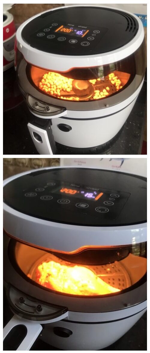 Review nồi chiên không dầu Nine Shield có tốt không