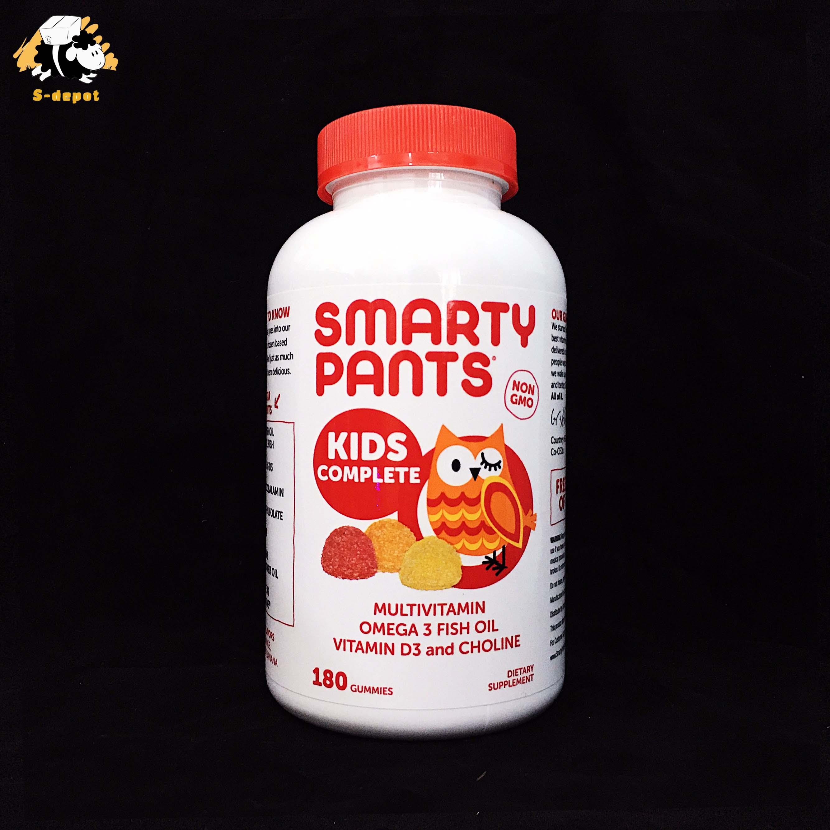 Kẹo dẻo Smarty Pants Vitamin tổng hợp giúp trẻ thông minh 180 viênKẹo dẻo Smarty  Pants Vitamin tổng hợp giúp trẻ thông minh 180 viên – Hàng nhập chính hãng  VINAM