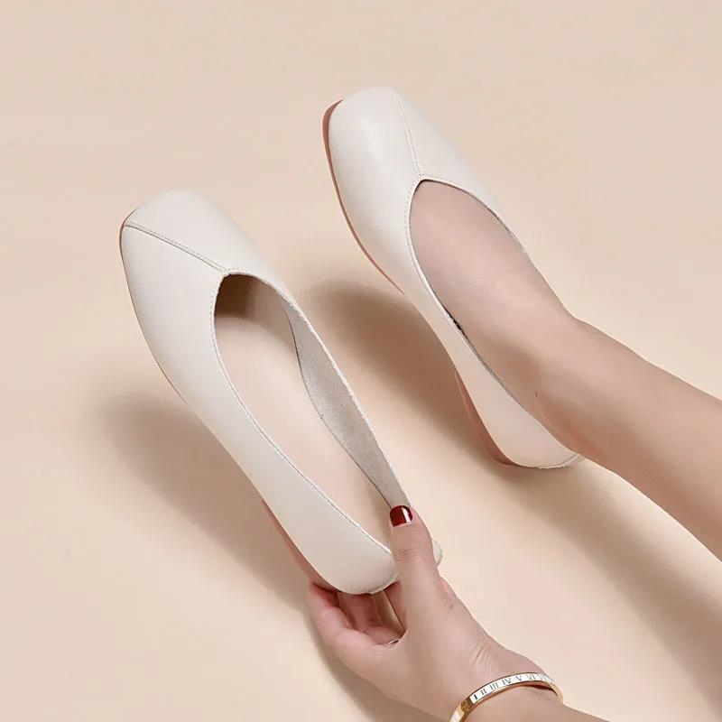 Cresfimix zapatos women fashion comfortable soft pu leather slip on flat shoes lady casual solid shoes female retro shoes a2424 16