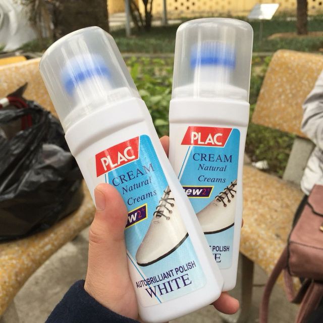Chai vệ sinh giày thể thao - Chai tẩy trắng giày thể thao - chai tẩy giày Plac | Chai tẩy trắng giày Plac siêu sạch, lọ tẩy giày tiện dụng