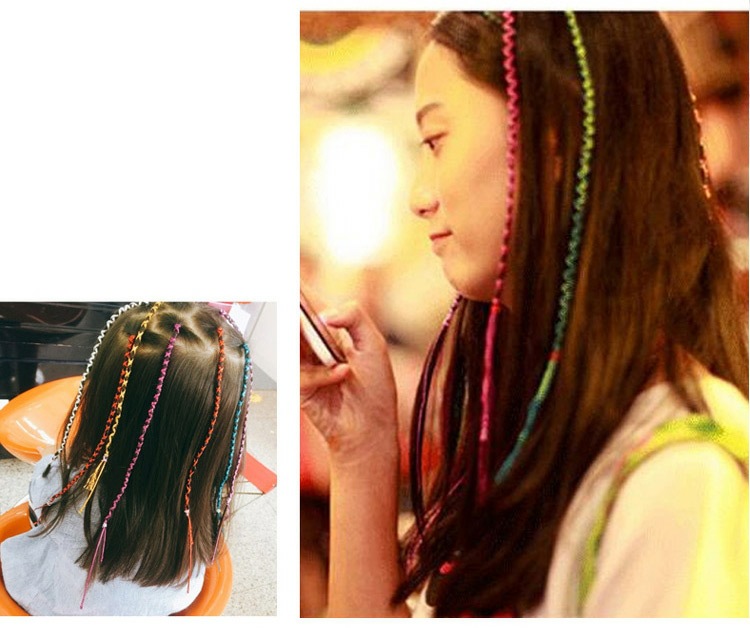 Set 6 Dây Tết Tóc, Trang Trí Tóc (Hair Wrap) Bohemian Nhiều Màu Sắc FAH-001231 Set 6 Dây Tết Tóc, Trang Trí Tóc (Hair Wrap) Bohemian Nhiều Màu Sắc FAH-001231