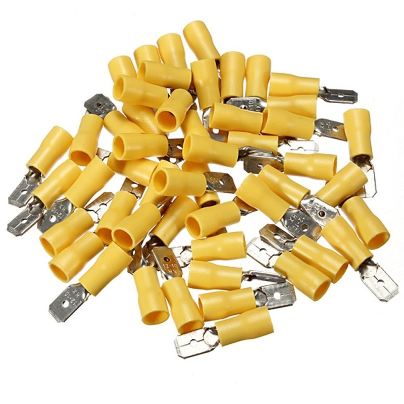 Bảng giá 100pcs Male + female Assorted Electrical Wire Terminals Connectors - intl