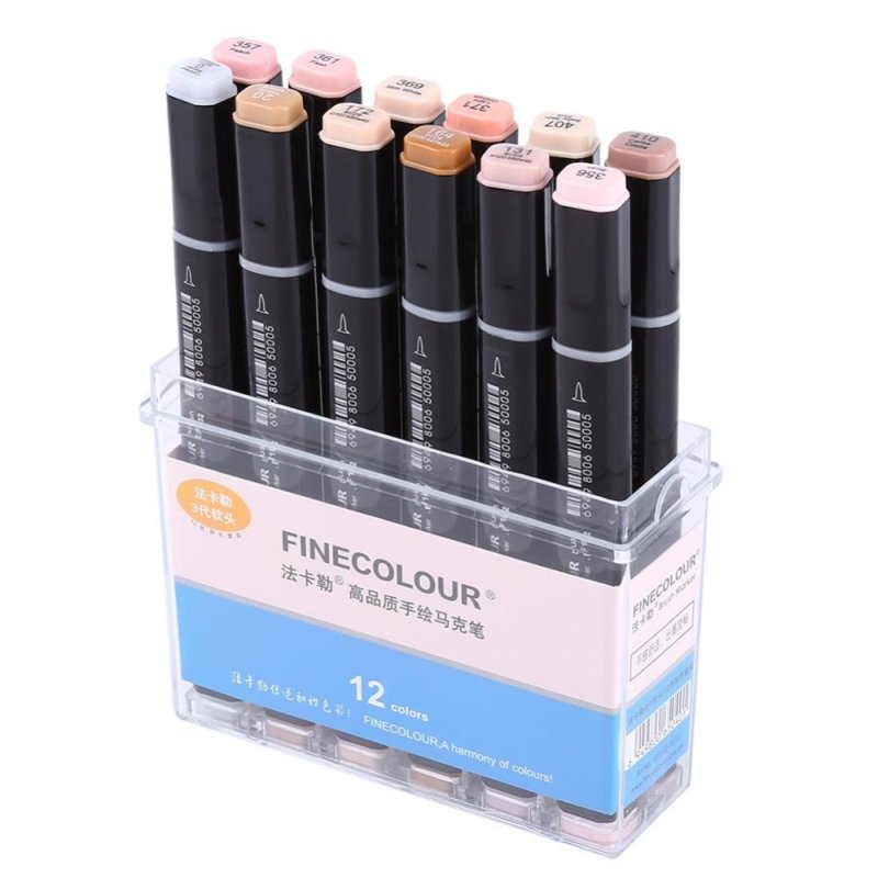 Mua 12 Colors Art Dual Tips Marker Pens Painting Highlighting Brush -
intl