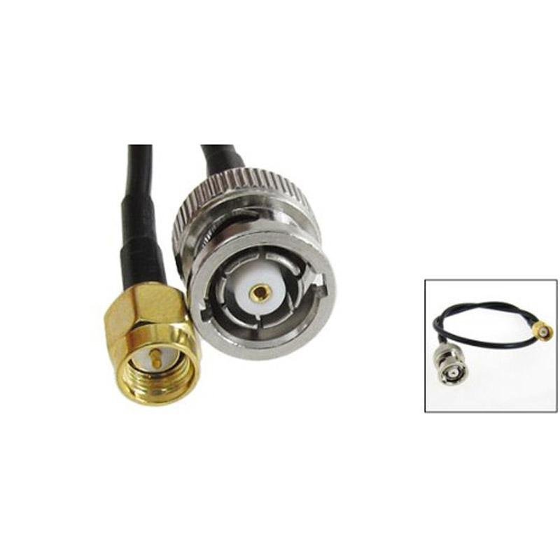 Bảng giá Mua 12.8inch Coaxial Cable Antenna Adapter SMA Male to BNC Male Plug -
intl