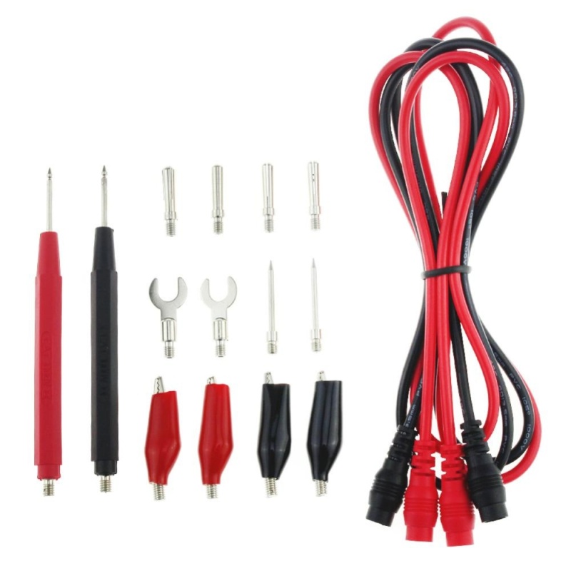 Bảng giá Mua 16pcs/ Set Multifunction Multimeter Alligator Probe Silicone Test
Lead Tool - intl