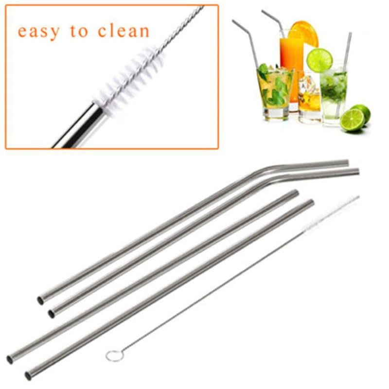 1Pcs Stainless Steel Metal Drinking Straw Reusable Straws Cleaner
Brush For Rambler Tumbler Rtic Cups - intl