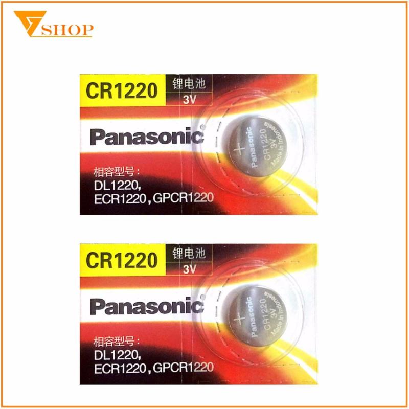 Bảng giá 2 viên Pin CR1220 panasonic 3v, Pin Remote CR1220