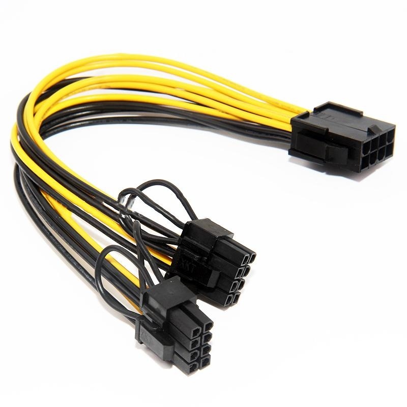 Bảng giá Mua 20CM 8 pin graphics card cable Power splitters - intl