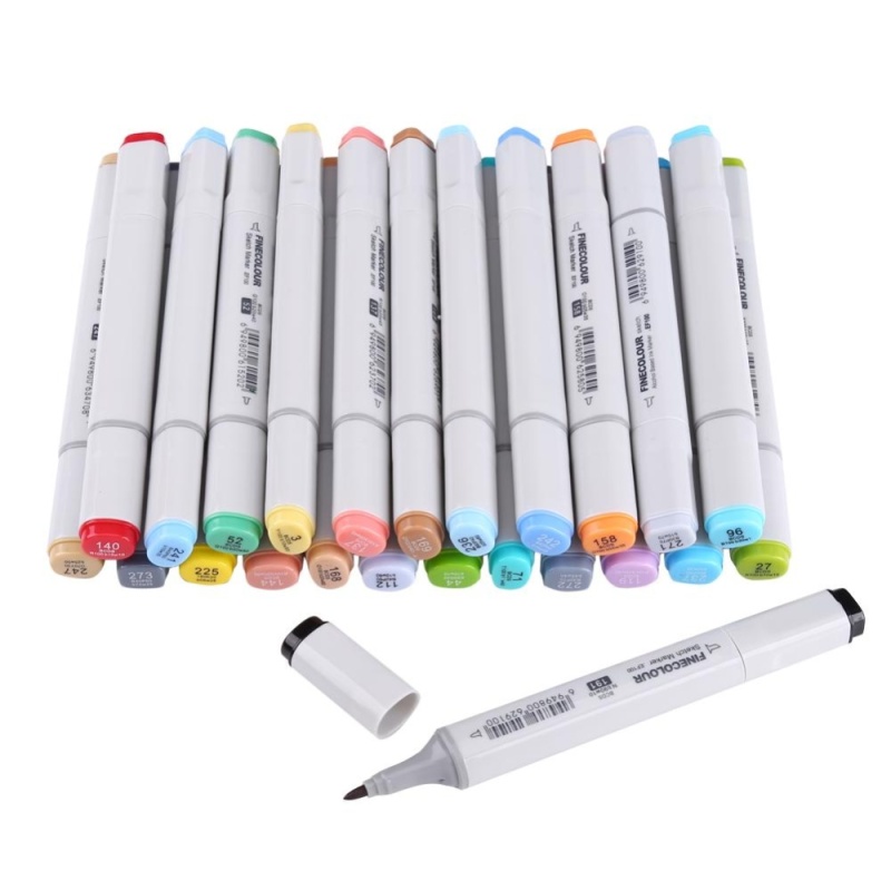 Mua 24 Colors Art Dual Tips Twin Marker Pens Broad Fine Point Painting
Highlighting Tool - intl