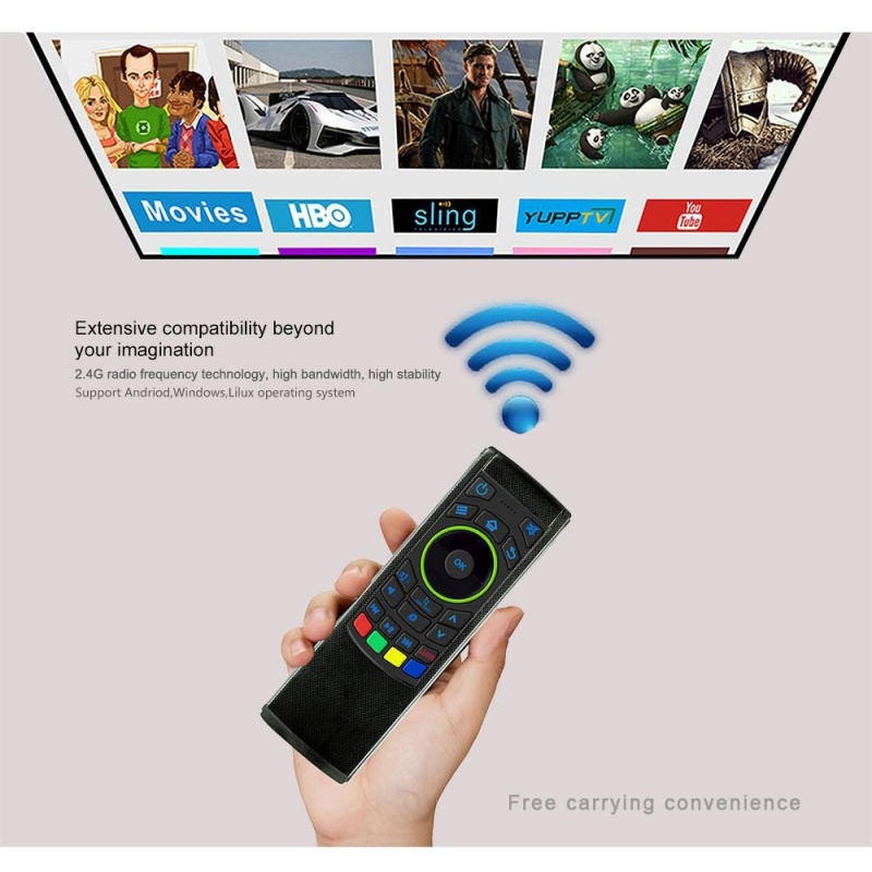 Bảng giá 2.4G Remote Control Air Mouse Wireless Keyboard For XBMC Android Mini PC TV Box - intl