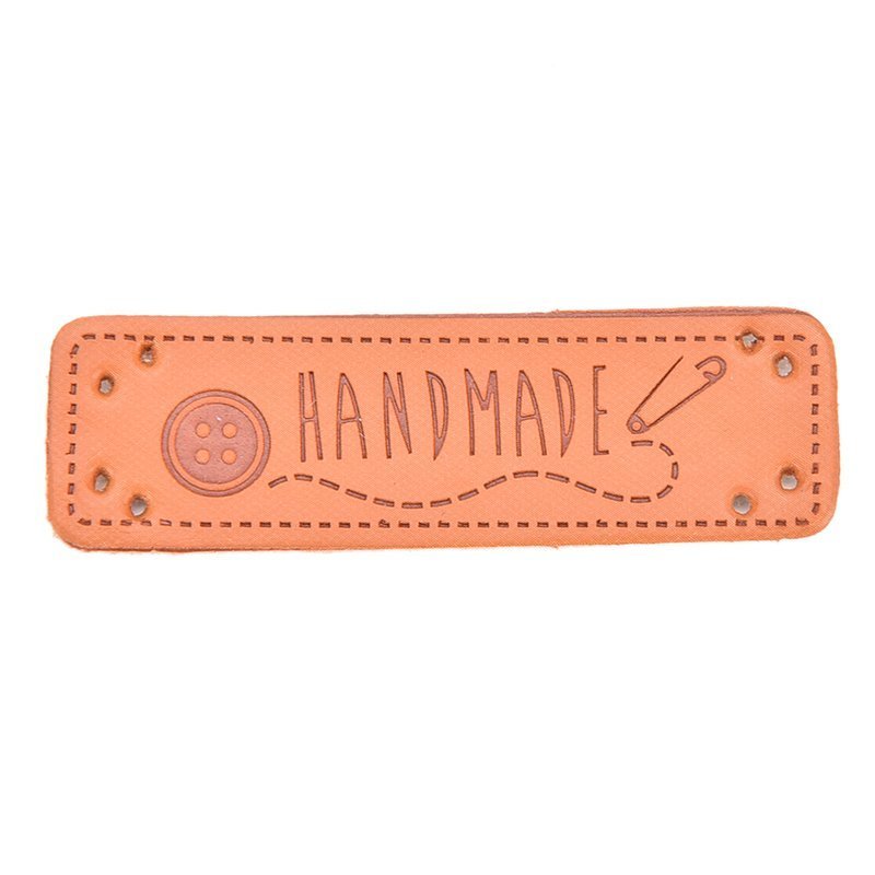 Bảng giá Mua 2pcs Synthetic PU Leather Labels “Hand Made” tag Sewing Craft DIY
NK - intl