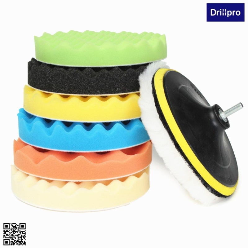 32pcs 7inch Sponge Polishing Waxing Buffing buffer Pads Set Kit
Auto Car + Drill - intl