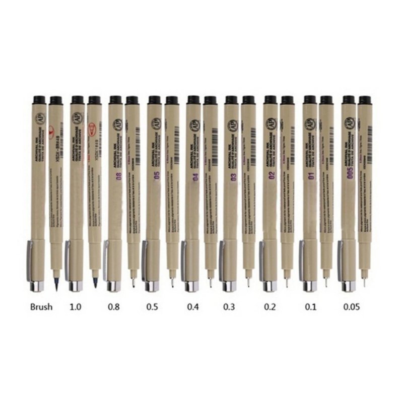 Mua 7pcs Pigma Manga Comic Graphic Markers Drawing Fine Ink Pens Brush
Kit Beige - intl