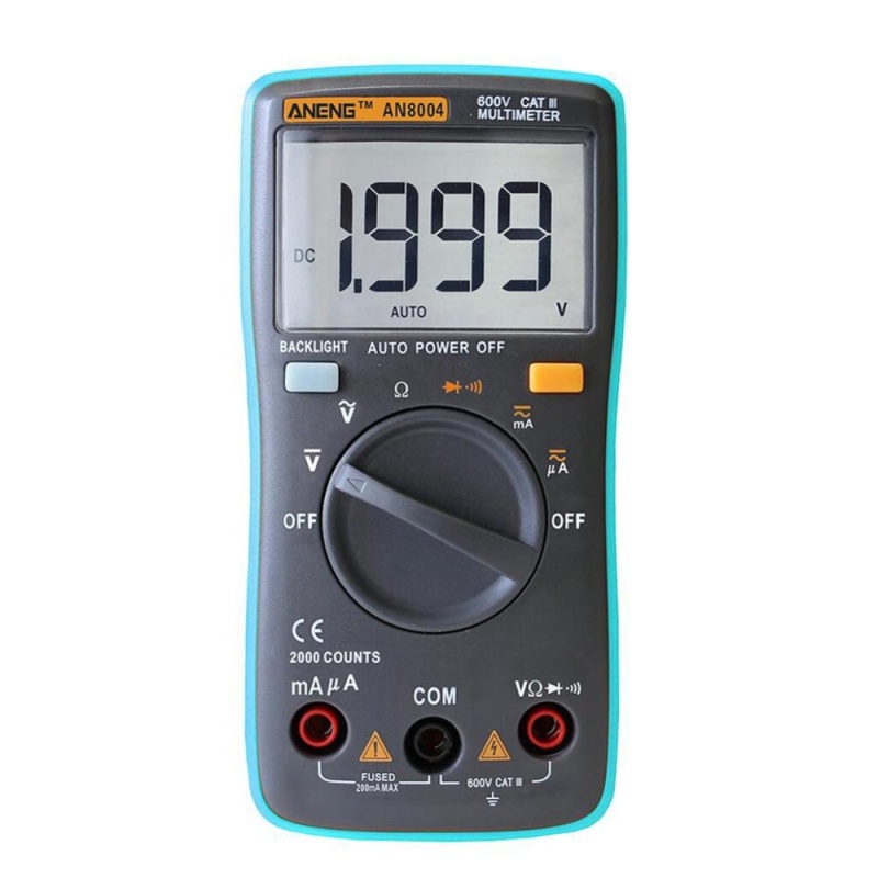 Bảng giá ANENG AN8004 Digital Multimeter 1999 counts AC/DC Ammeter Resistance Tester - intl