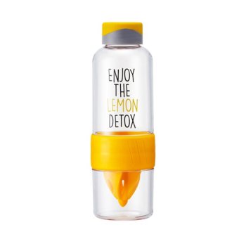 Bình nước Detox Lock&Lock HLC659YEL 520ml (Màu vàng cam)