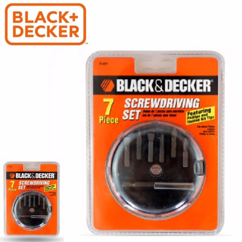 BLACK+DECKER - 71-077G BỘ MŨI VẶN VÍT 7 CHI TIẾT (NEW 2017)
