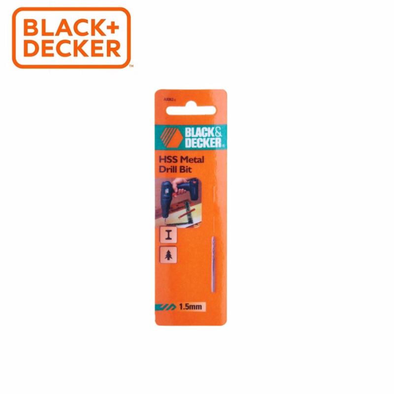 BLACK+DECKER - A8062-5 Bộ 5 Mũi khoan sắt HSS 1.5mm