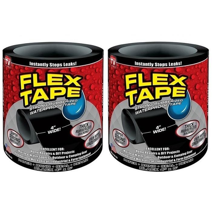 Hình ảnh Bộ 2 Băng keo chịu nước, chống thấm siêu dính Flex Tape - Dính cực kỳ chắc, chịu nước, chống thấm hoàn hảo