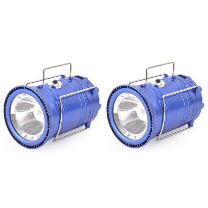 Bảng giá Bộ 2 đèn năng lượng mặt trời 3 trong 1 ( xanh)
