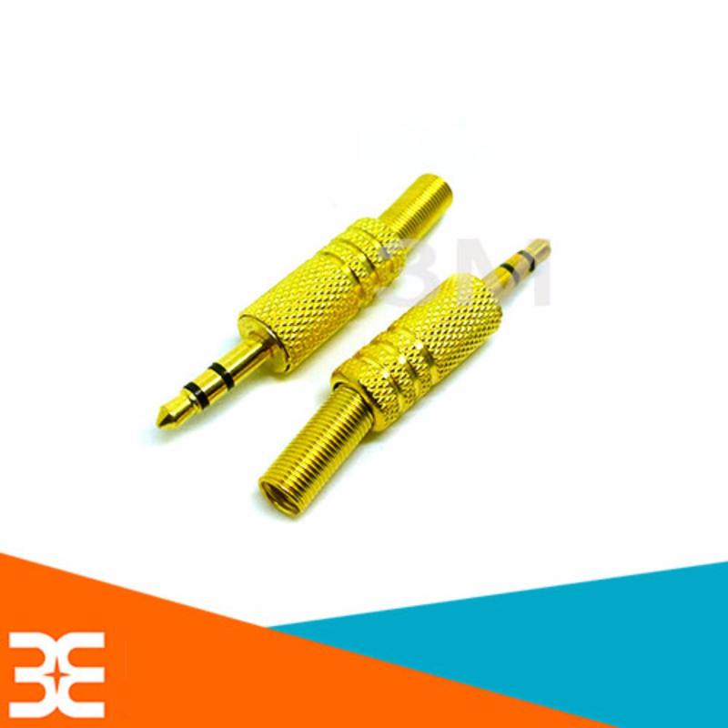 Bảng giá Bộ 2 jack audio 3.5mm đực màu Vàng Gold cực chất