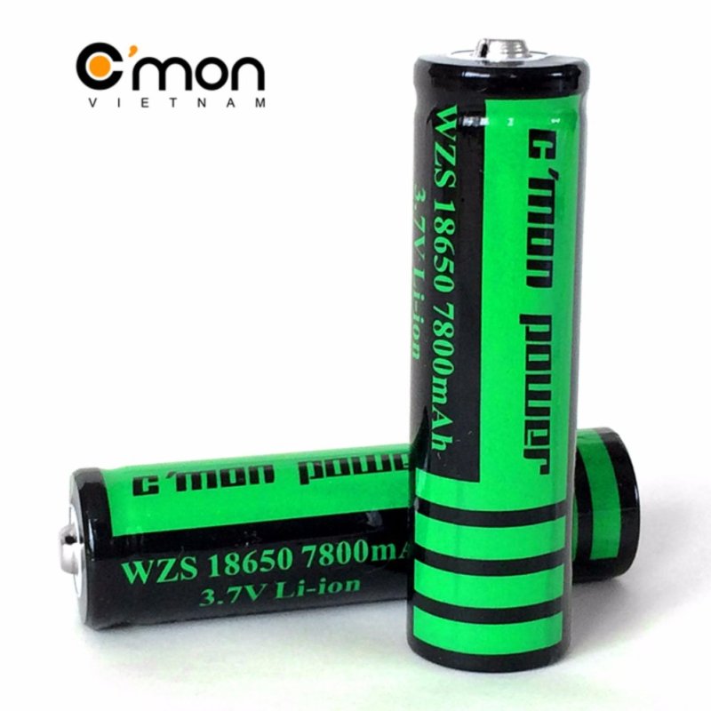 Bảng giá Mua Bộ 2 pin sạc li-ion 18650 CMON POWER 7800mAh 3.7V (Dùng cho đèn
pin - xanh lá)