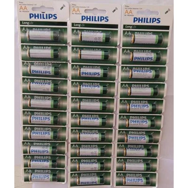 Bảng giá Mua Bộ 3 Vỉ 10 Viên Pin Philips Longlife  AA 1.5V- 1 (Xanh Lá)