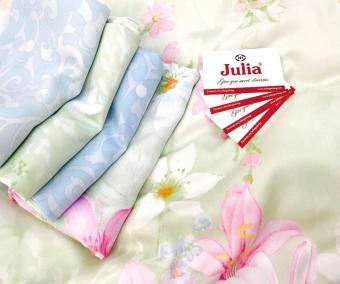 Bộ Chăn Ga Gối Lụa Tencel Hàn Quốc Julia 855 (không Chần) May 2018 - 3 Bộ chăn ga gối lụa tencel Hàn Quốc Julia 855 (không chần) - 3