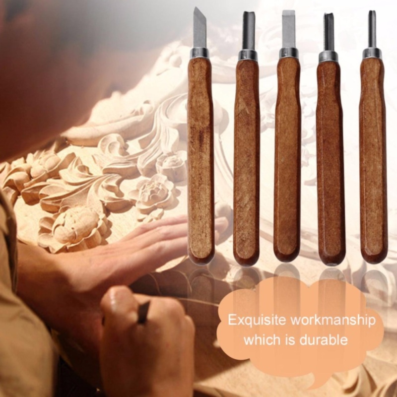 Bộ dao khắc, đục, tiện gỗ đa năng 12 in 1  cao cấp